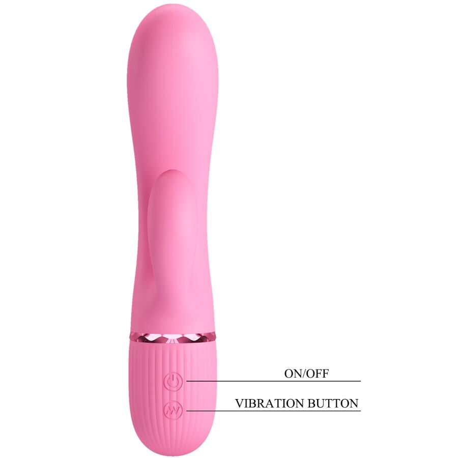 High Tech-Marski Rabbit Vibrator & G-spot Rosa-Silicone, 10 velocità — PRETTY LOVE · Vibratori (imaginea 5)