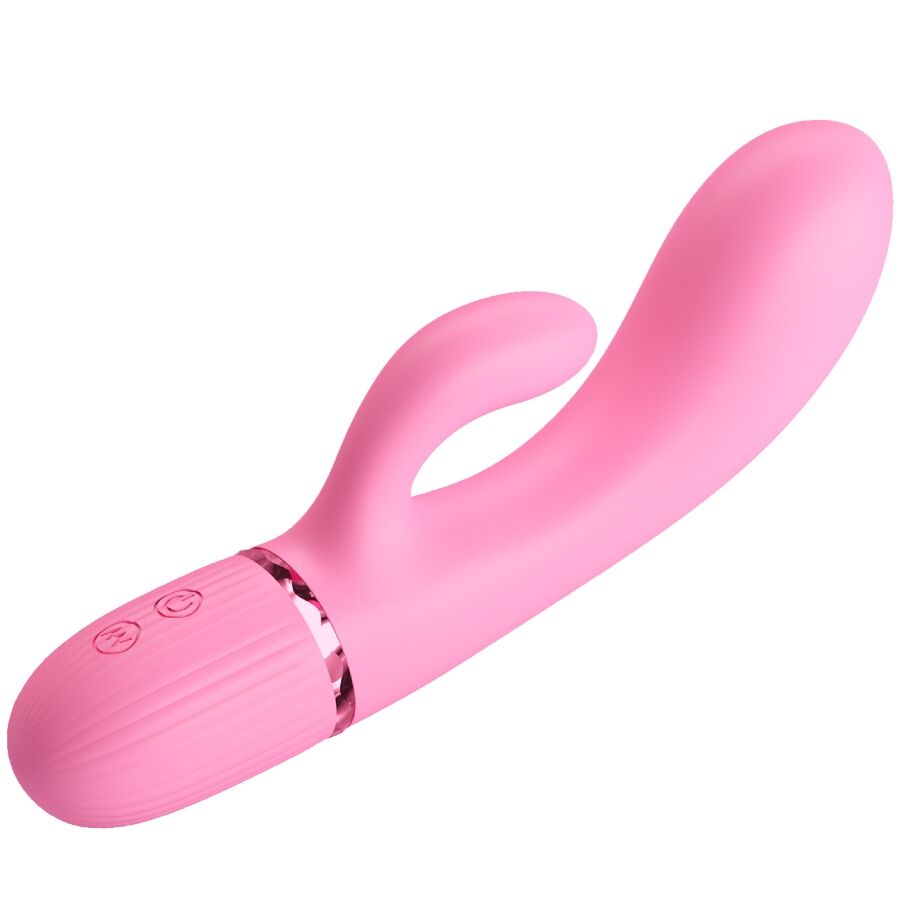 High Tech-Marski Rabbit Vibrator & G-spot Rosa-Silicone, 10 velocità — PRETTY LOVE · Vibratori (imaginea 6)