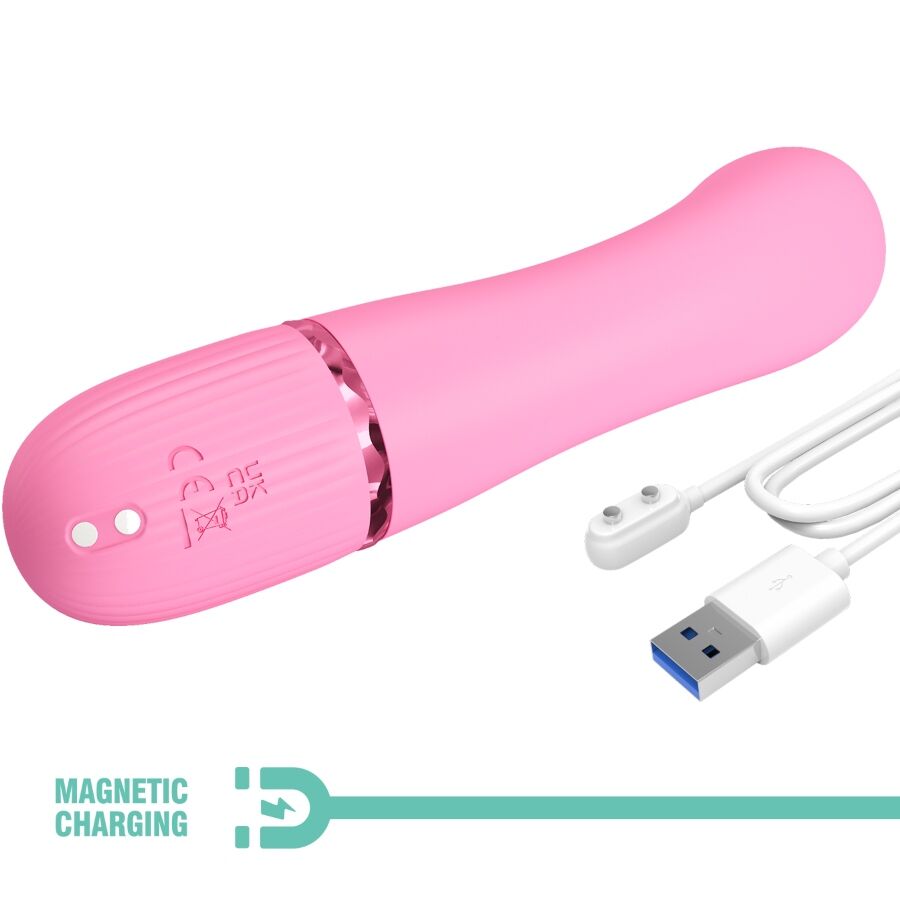 High Tech-Marski Rabbit Vibrator & G-spot Rosa-Silicone, 10 velocità — PRETTY LOVE · Vibratori (imaginea 9)