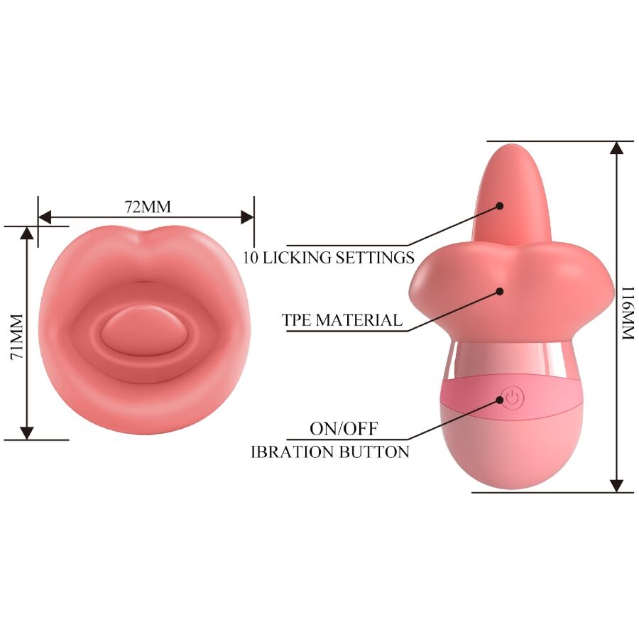 High Tech-Kylee Stimolatore per Clitoride Tipo Lingua, 10 modalità 8 High Tech-Kylee Stimolatore per Clitoride Tipo Lingua, 10 modalità — PRETTY LOVE · Vibratori (imaginea 8)