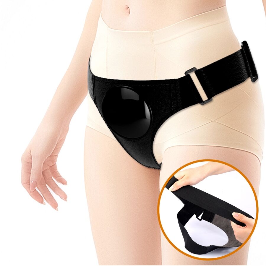 Harness Collection-Imbracatura Universale Tipo Mutandine con Dildo Vibratore e — PRETTY LOVE · Strap-on & Imbracature (immagine 4)