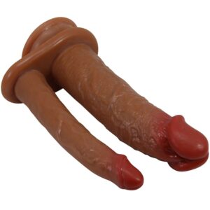Dildos-Goran Doppio Dildo Realista Naturale Mulato-TPR, Impermeabile 12 Dildos-Goran Doppio Dildo Realista Naturale Mulato-TPR, Impermeabile — PRETTY LOVE · Dildo & Stimolatori (immagine 6)