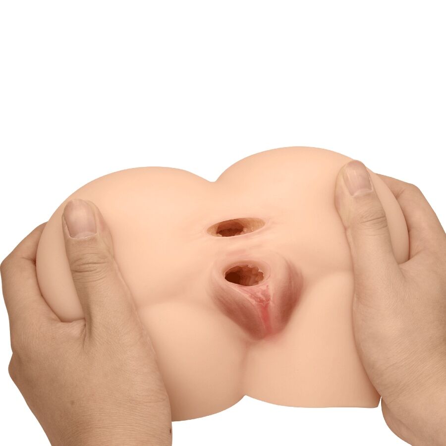 Crazy Bull-Rotonda Rear con Vagina e Ano Realistico Naturale-TPE · Masturbatori (imaginea 8)
