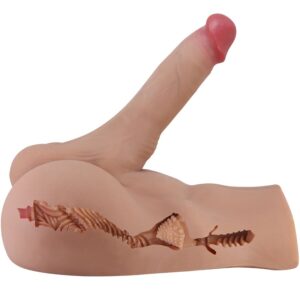 Crazy Bull-Rhyne Back Masturbator Realist Natural-TPE, impermeabile · Masturbatori (imaginea 2)