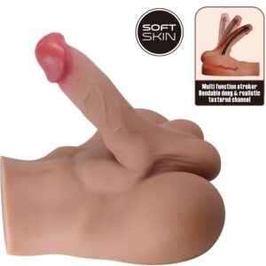Crazy Bull-Rhyne Back Masturbator Realist Natural-TPE, impermeabile · Masturbatori (imaginea 10)