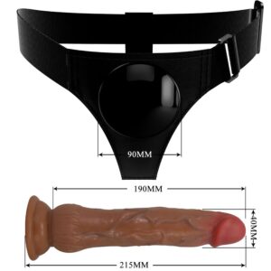 Harness Collection-Kyton Mutandine-imbracatura Universali con Dildo — PRETTY LOVE · Strap-on & Imbracature (imaginea 8)