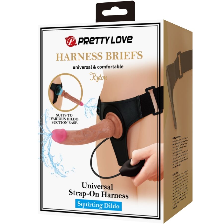 Harness Collection-Kyton Mutandine-imbracatura Universali con Dildo 2 Harness Collection-Kyton Mutandine-imbracatura Universali con Dildo — PRETTY LOVE · Strap-on & Imbracature (imaginea 2)