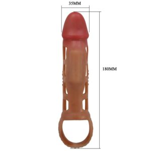For Him-Preston Guaina Vibratore per Pene 18 cm-TPR — PRETTY LOVE · Anelli & Guaine per pene (imaginea 6)