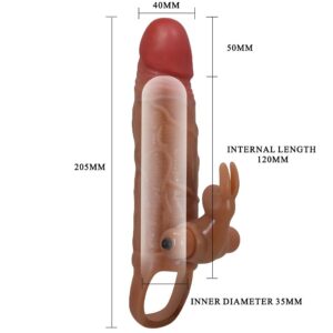 For Him-Osmar Guaina per pene + Stimolatore Vibrante 15 For Him-Osmar Guaina per pene + Stimolatore Vibrante — PRETTY LOVE · Anelli & Guaine per pene (imaginea 6)