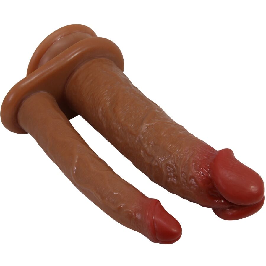 Dildos-Hulbert Dildo Doppio Realistico con Vibrazione Mulato-TPE, 7 2 Dildos-Hulbert Dildo Doppio Realistico con Vibrazione Mulato-TPE, 7 — PRETTY LOVE · Dildo & Stimolatori (imaginea 2)