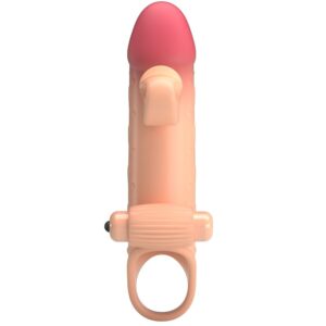 Romance-Guaina Vibrante per Pene Naturale-TPE · Anelli & Guaine per pene (imaginea 3)