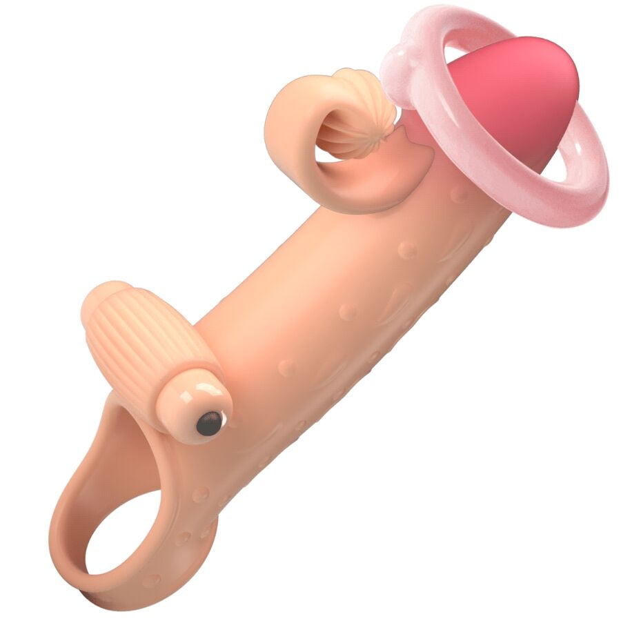Romance-Guaina Vibrante per Pene Naturale-TPE