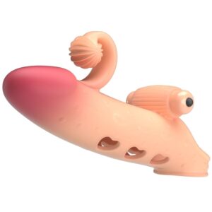Romance-Guaina Vibrante per Pene Naturale-TPE · Anelli & Guaine per pene (imaginea 5)