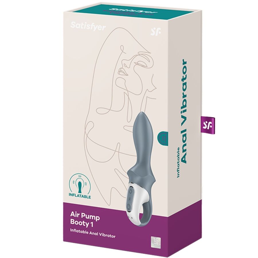 Satisfyer Vibrator-Air Pump Booty 1 Vibratore anale gonfiabile · Giocattoli anali (immagine 6)