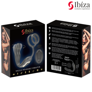 Ibiza Technology-Anello vibratore rotante teleguidato Wiggle · Anelli & Guaine per pene (immagine 6)