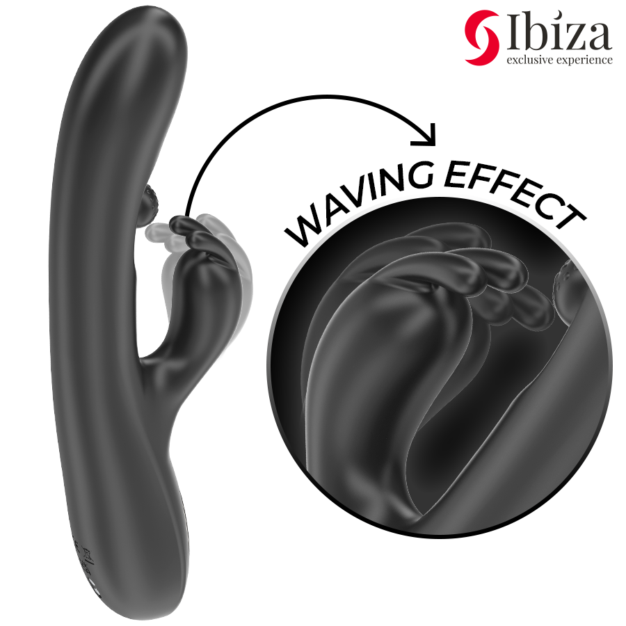 Ibiza-Vibratore potente coniglio con sfera rotante di massaggio, 3 — IBIZA TECHNOLOGY · Vibratori (imaginea 5)