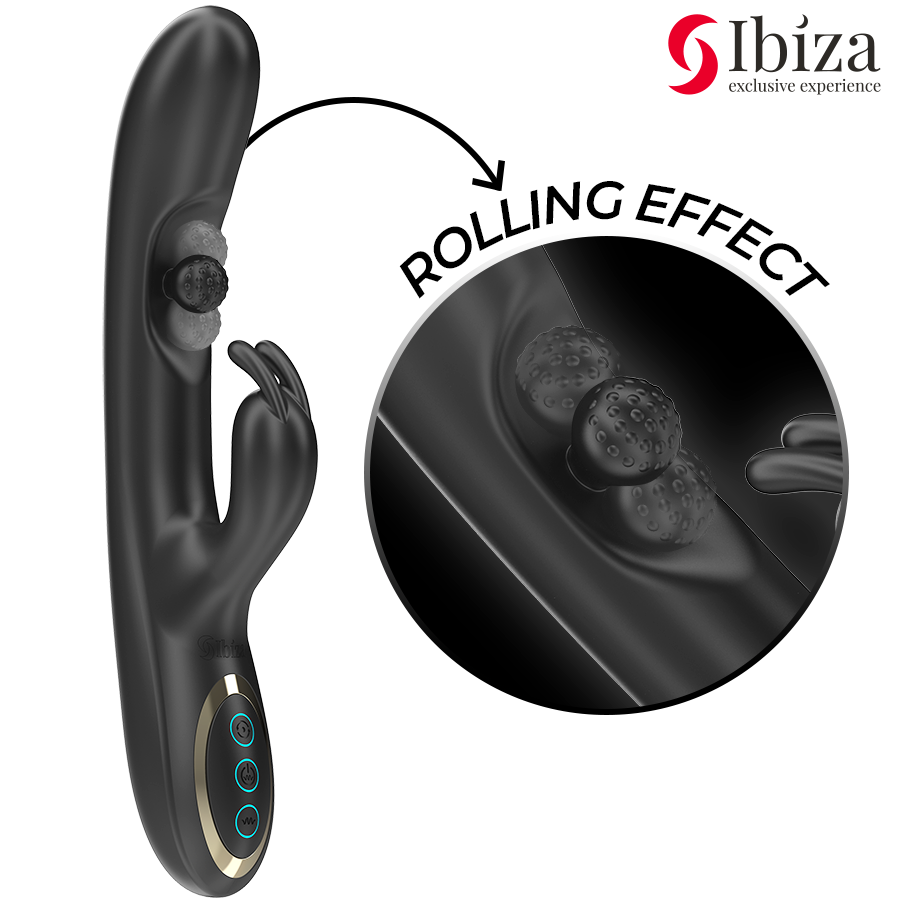 Ibiza-Vibratore potente coniglio con sfera rotante di massaggio, 3 3 Ibiza-Vibratore potente coniglio con sfera rotante di massaggio, 3 — IBIZA TECHNOLOGY · Vibratori (imaginea 3)