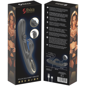 Ibiza-Vibratore potente coniglio con sfera rotante di massaggio, 3 — IBIZA TECHNOLOGY · Vibratori (imaginea 7)