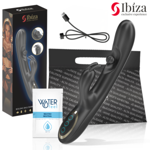 Ibiza-Vibratore potente coniglio con sfera rotante di massaggio, 3 348 Ibiza-Vibratore potente coniglio con sfera rotante di massaggio, 3