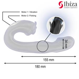Ibiza Technology-Rosa Vibratore Effetto Oscillante e Stimolante · Vibratori (imaginea 5)