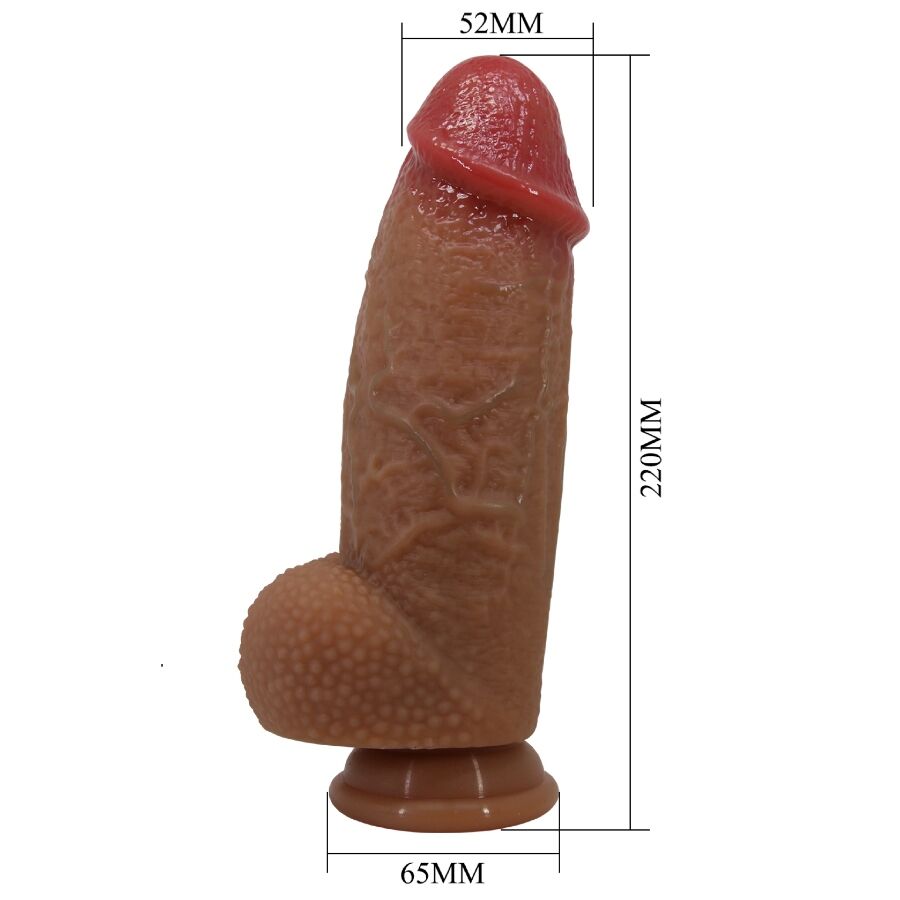 Dildos-Achille Dildo Ultra Realist 22 cm-Silicone, Impermeabile 2 Dildos-Achille Dildo Ultra Realist 22 cm-Silicone, Impermeabile — PRETTY LOVE · Dildo & Stimolatori (imaginea 2)