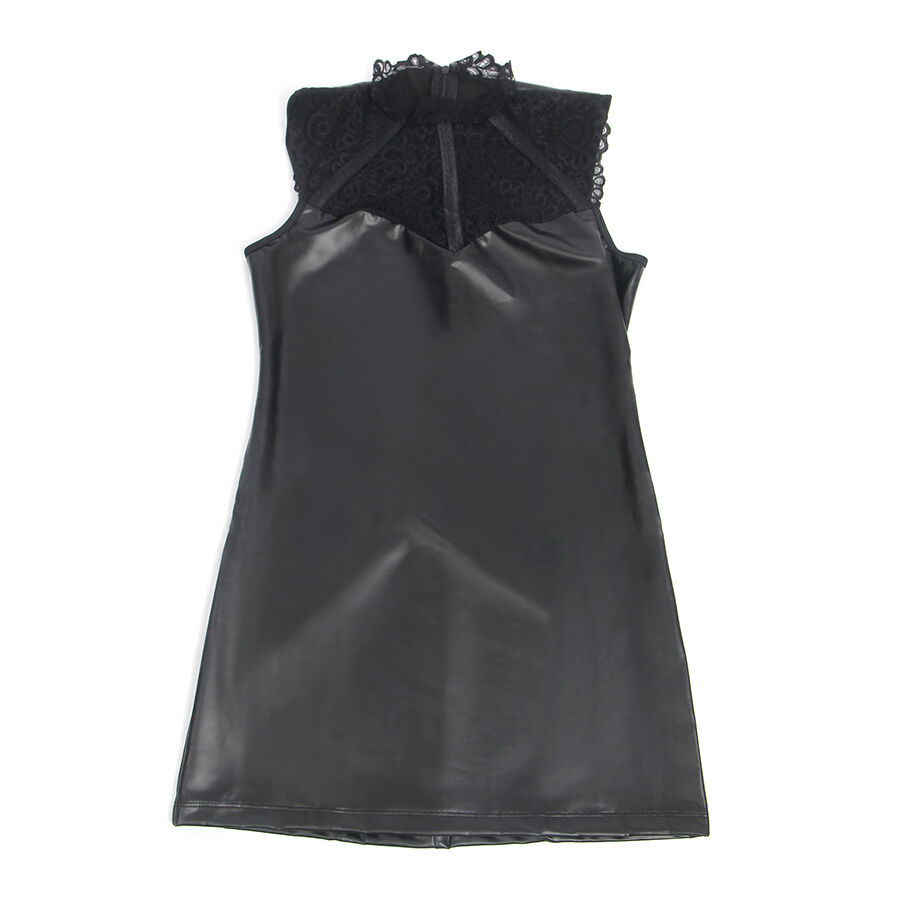 Subblime-957544 Abito in Pelle Ecologico con Collare 4 Subblime-957544 Abito in Pelle Ecologico con Collare · Lingerie sexy donna (imaginea 4)
