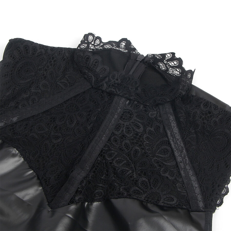 Subblime-957544 Abito in Pelle Ecologico con Collare 5 Subblime-957544 Abito in Pelle Ecologico con Collare · Lingerie sexy donna (imaginea 5)