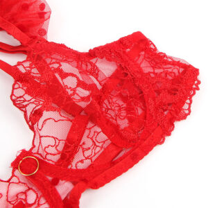 Subblime-957506 Set reggiseno e giarrettiera in pizzo Rosso 13 Subblime-957506 Set reggiseno e giarrettiera in pizzo Rosso · Lingerie sexy donna (imaginea 6)