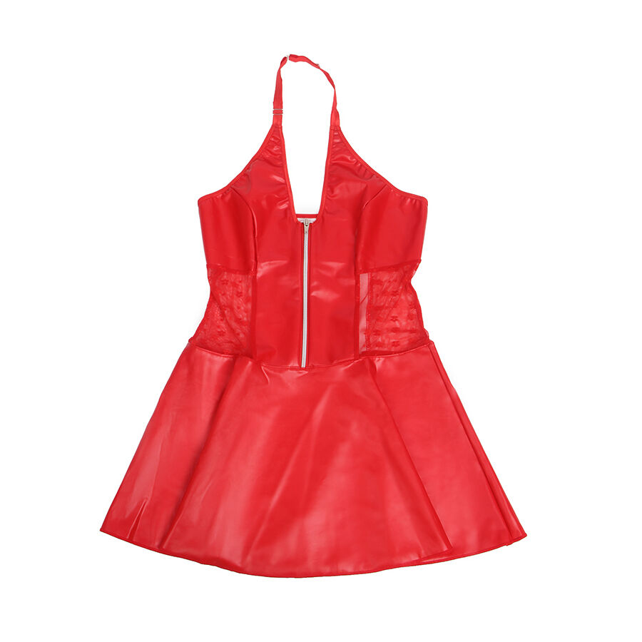 Subblime-957728 Abito in pelle Eco con pizzo e chiusura lampo 8 Subblime-957728 Abito in pelle Eco con pizzo e chiusura lampo · Lingerie sexy donna (imaginea 9)