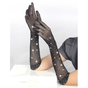 Subblime Accesories-957469SHINE Guanti Neri Trasparente · Accessori lingerie (imaginea 4)