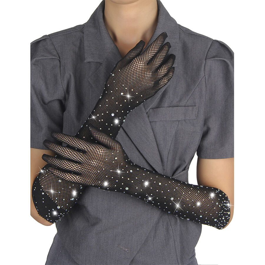 Subblime Accesories-957469SHINE Guanti Neri Trasparente · Accessori lingerie (imaginea 6)