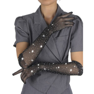 Subblime Accesories-957469SHINE Guanti Neri Trasparente