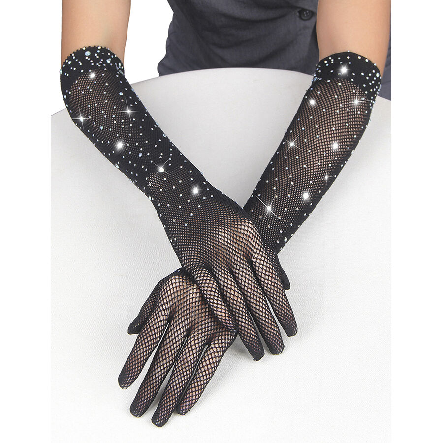 Subblime Accesories-957469SHINE Guanti Neri Trasparente · Accessori lingerie (imaginea 7)