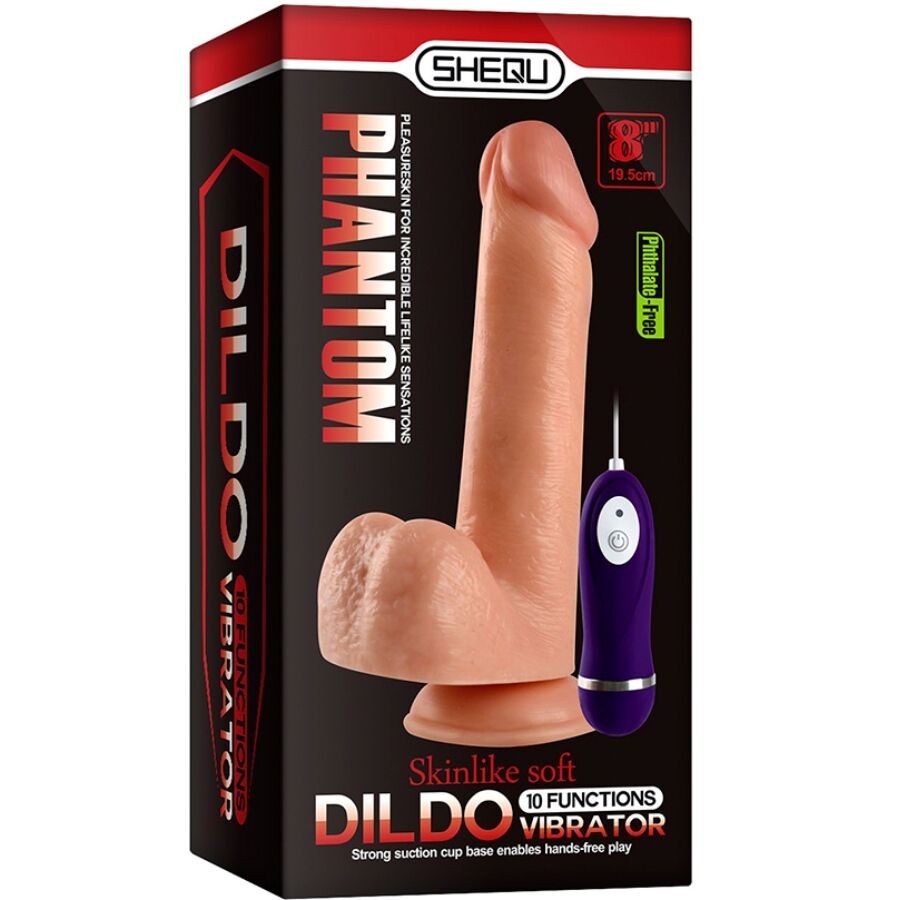 Shequ-Adam Vibratore Dildo con Telecomando 21 cm-Silicone 7 Shequ-Adam Vibratore Dildo con Telecomando 21 cm-Silicone · Vibratori (imaginea 7)