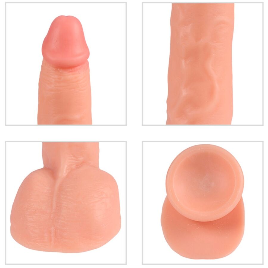 Shequ-Beast Dildo Vibratore con Telecomando 24.5 cm-Silicone · Vibratori (immagine 6)