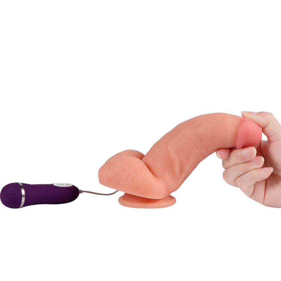 Shequ-Red Eagle Vibratore Dildo con Telecomando 17 cm-Silicone · Vibratori (immagine 5)