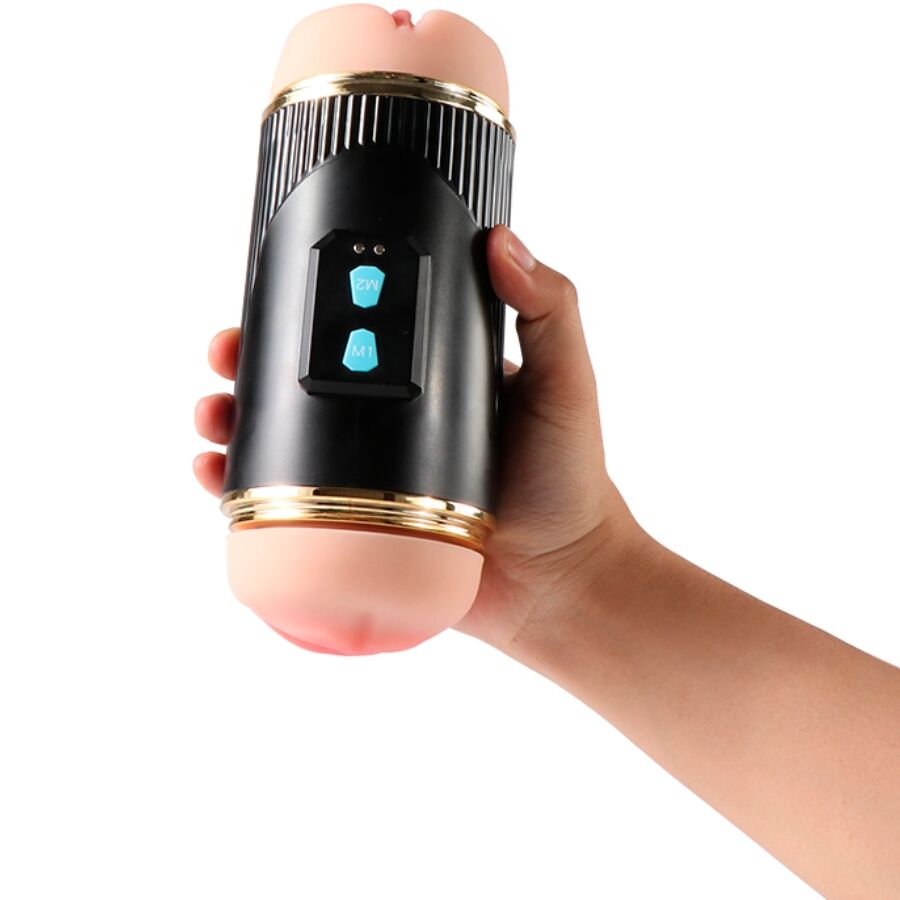 Shequ-Kay Masturbatore Doppia Bocca e Vagina con Vibrazione TPE 4 Shequ-Kay Masturbatore Doppia Bocca e Vagina con Vibrazione TPE · Masturbatori (immagine 4)