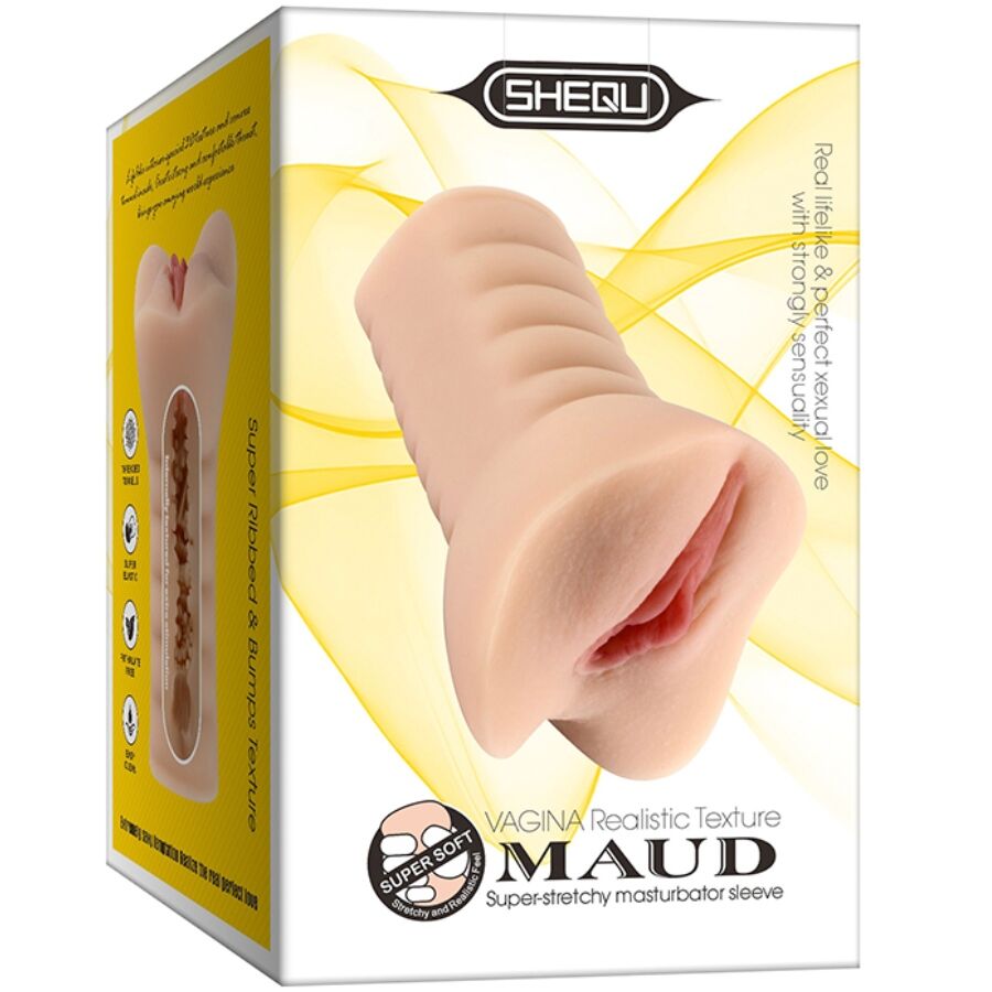 Shequ-Maud Vagina Masturbatore-Silicone, Impermeabile, Silenzioso · Masturbatori (imaginea 4)