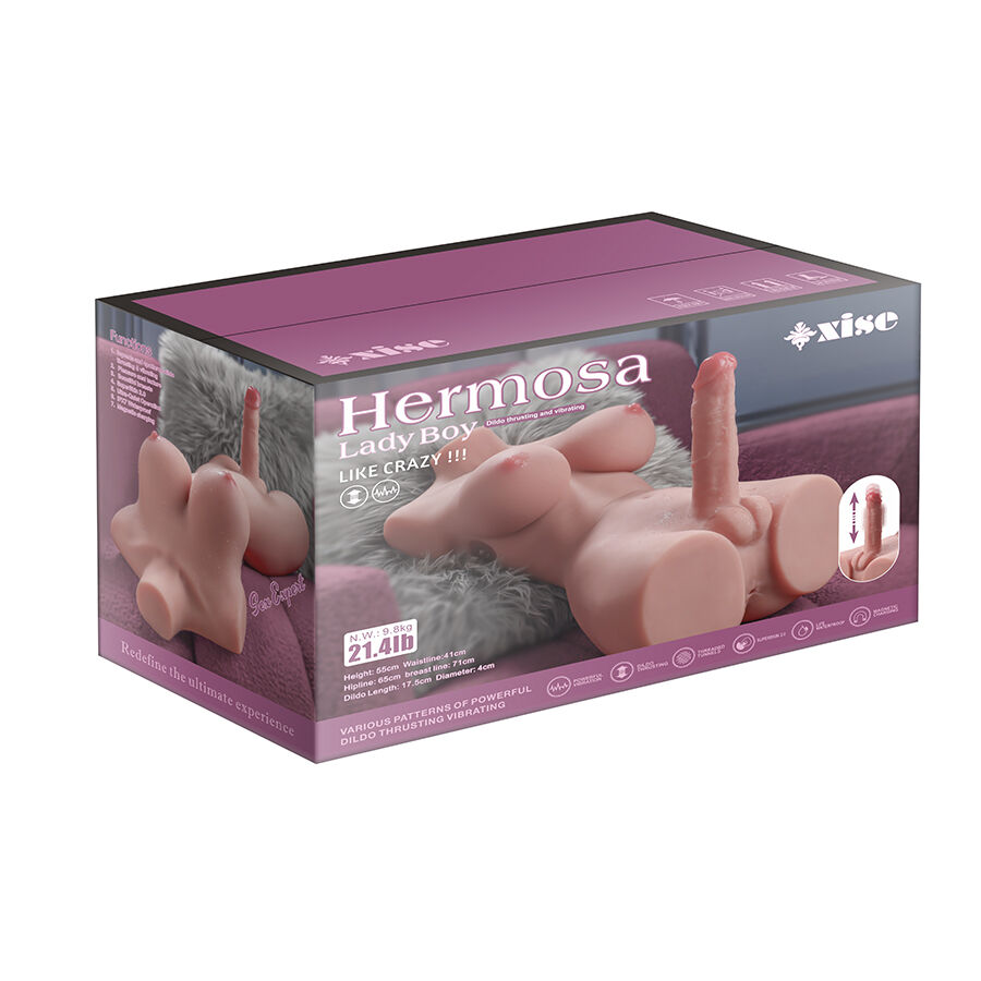 Xise-Torso Femminile Realistico con Dildo Vibrazioni e Spingere · Bambole & Gonfiabili (imaginea 12)