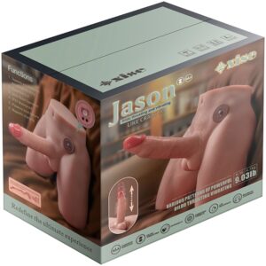 Xise-Dildo Realista Jason con Spingere e Vibrare 17 cm · Vibratori (imaginea 6)