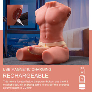 Xise-Torso Maschio Realistico Jason con Impulsi 55 cm 25 Xise-Torso Maschio Realistico Jason con Impulsi 55 cm · Bambole & Gonfiabili (imaginea 10)