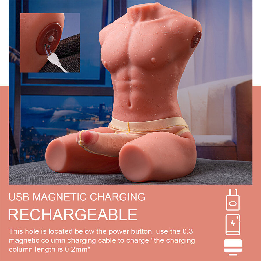 Xise-Torso Maschio Realistico Jason con Impulsi 55 cm 10 Xise-Torso Maschio Realistico Jason con Impulsi 55 cm · Bambole & Gonfiabili (imaginea 10)