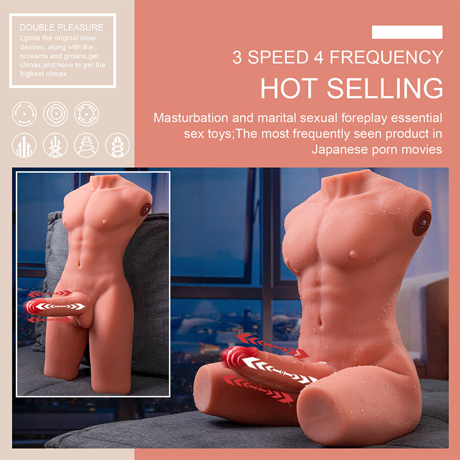 Xise-Torso Maschio Realistico Jason con Impulsi 55 cm 14 Xise-Torso Maschio Realistico Jason con Impulsi 55 cm · Bambole & Gonfiabili (imaginea 14)