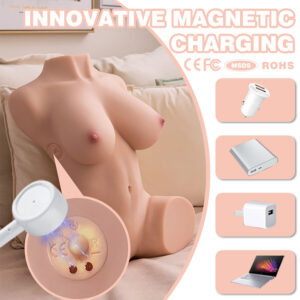 Xise-Torso Femminile Realistico Dania con Vibrazioni 52 cm TPE · Bambole & Gonfiabili (imaginea 5)