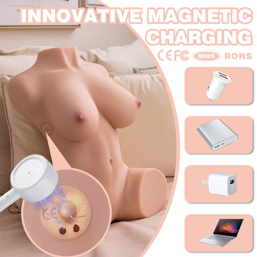 Xise-Torso Femminile Realistico Dania con Vibrazioni 52 cm TPE · Bambole & Gonfiabili (imaginea 5)