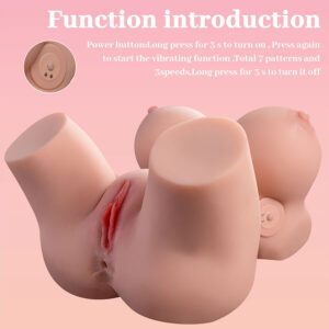 Xise-Torso Femminile Realista Frieda con Vibrazioni 36 cm TPE · Bambole & Gonfiabili (imaginea 14)