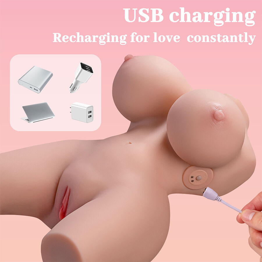 Xise-Torso Femminile Realista Frieda con Vibrazioni 36 cm TPE 2 Xise-Torso Femminile Realista Frieda con Vibrazioni 36 cm TPE · Bambole & Gonfiabili (imaginea 2)