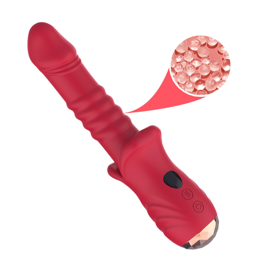 Armony Vibrators-Point a Vibrator Dildo Stimolatore Rosso-Silicone · Vibratori (imaginea 5)