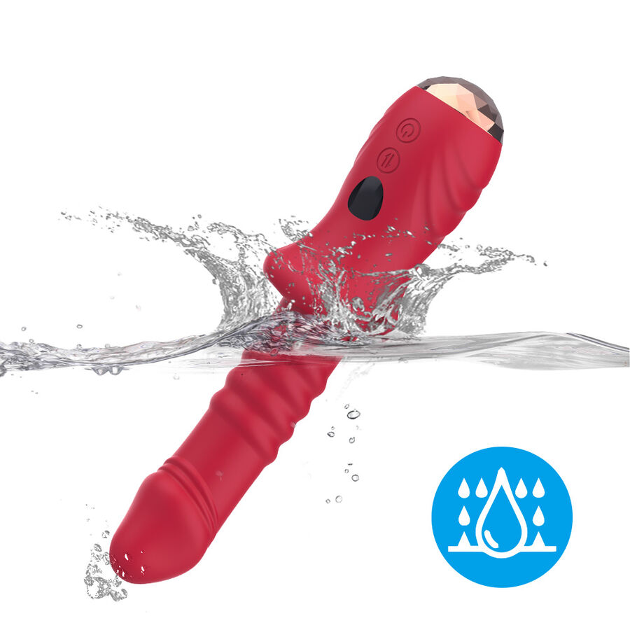 Armony Vibrators-Point a Vibrator Dildo Stimolatore Rosso-Silicone · Vibratori (imaginea 8)