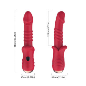 Armony Vibrators-Point a Vibrator Dildo Stimolatore Rosso-Silicone · Vibratori (imaginea 6)